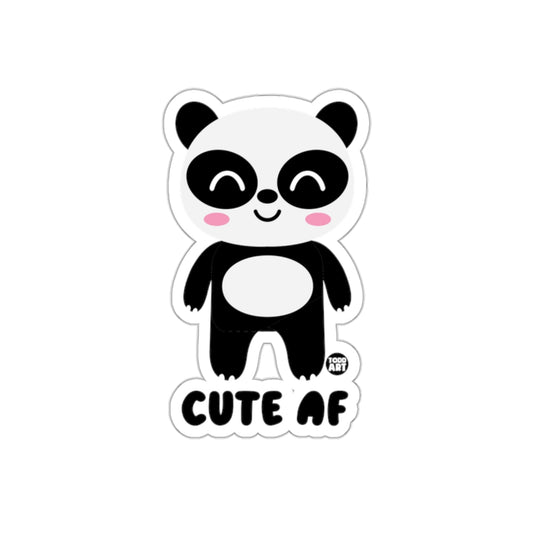 Adorable Smiling Panda Cute AF Sticker