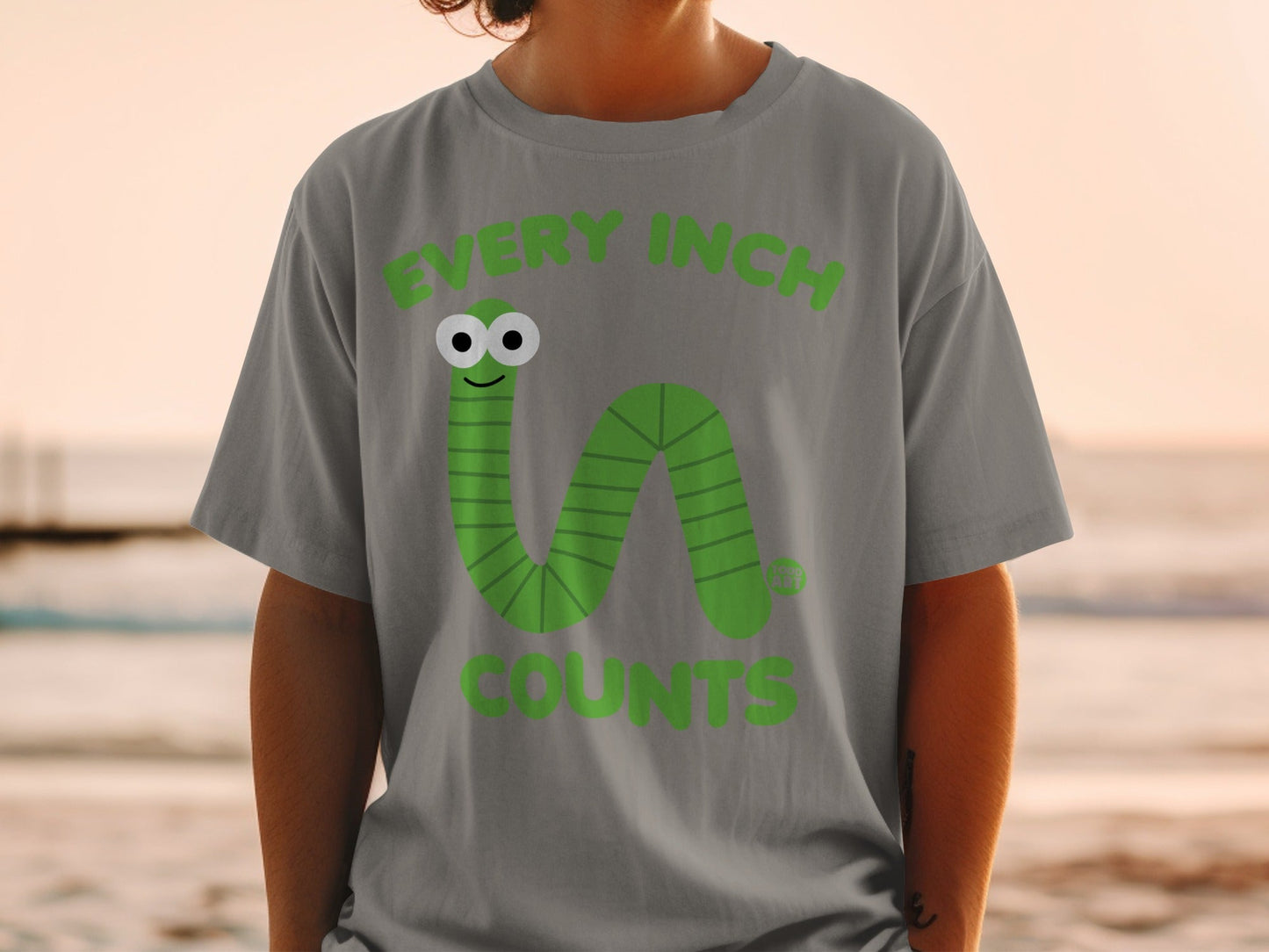Every Inch Counts Graphic Tee Shirt