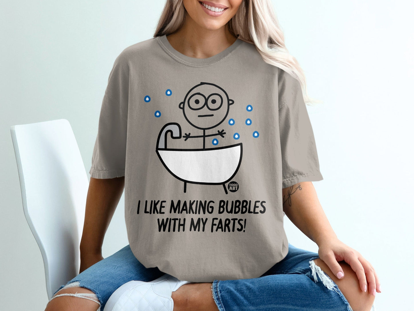 I Like Making Bubbles with My Farts Graphic Shirt