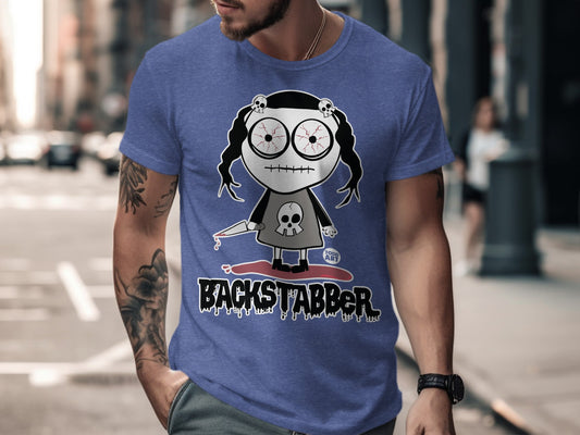 Backstabber Graphic T-Shirt with Unique Design
