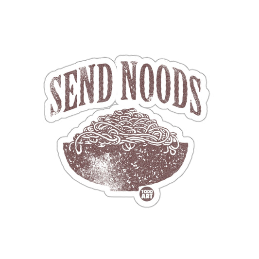 Send Noods humorous noodle bowl graphic product