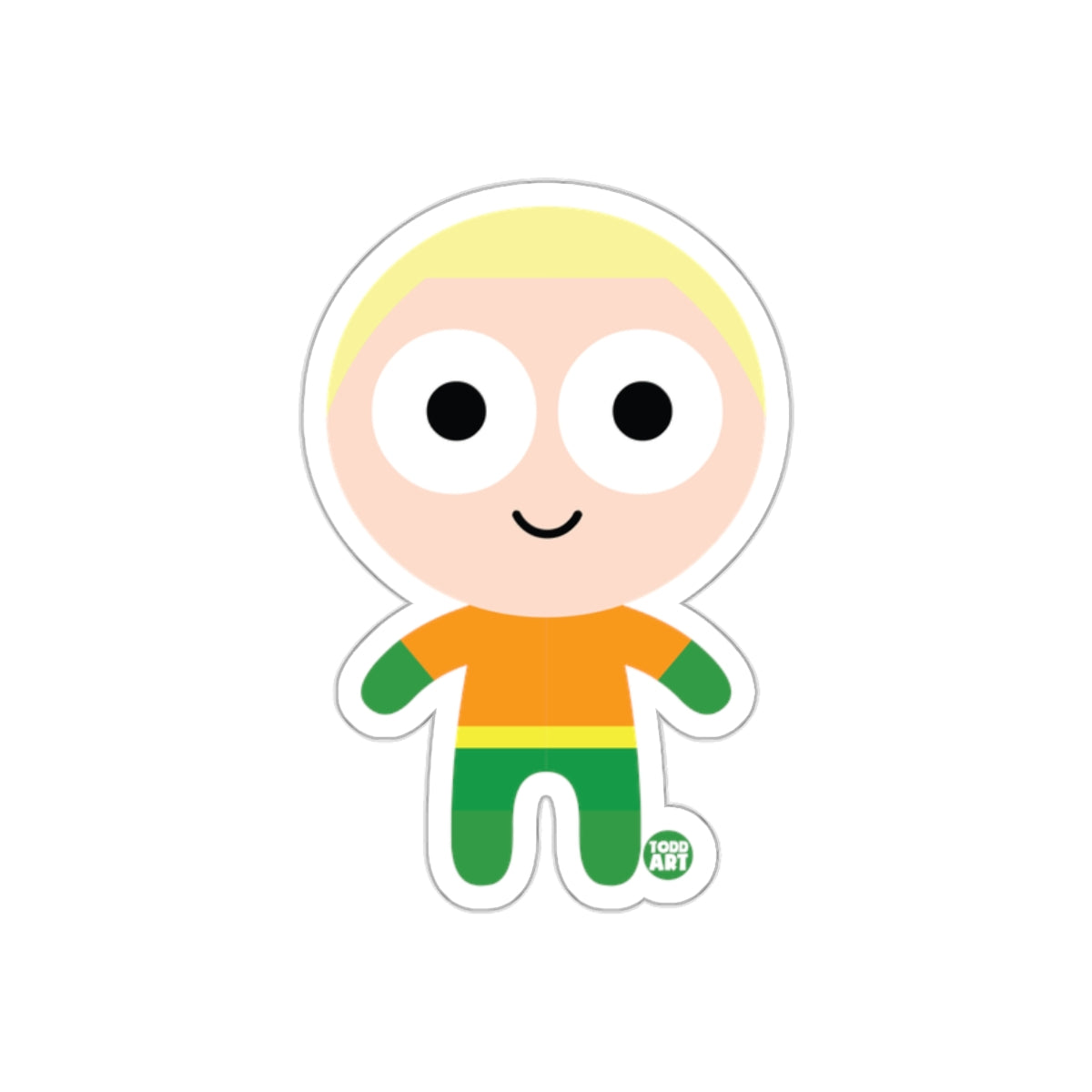 Cute Cartoon Character Sticker for Kids and Collectors