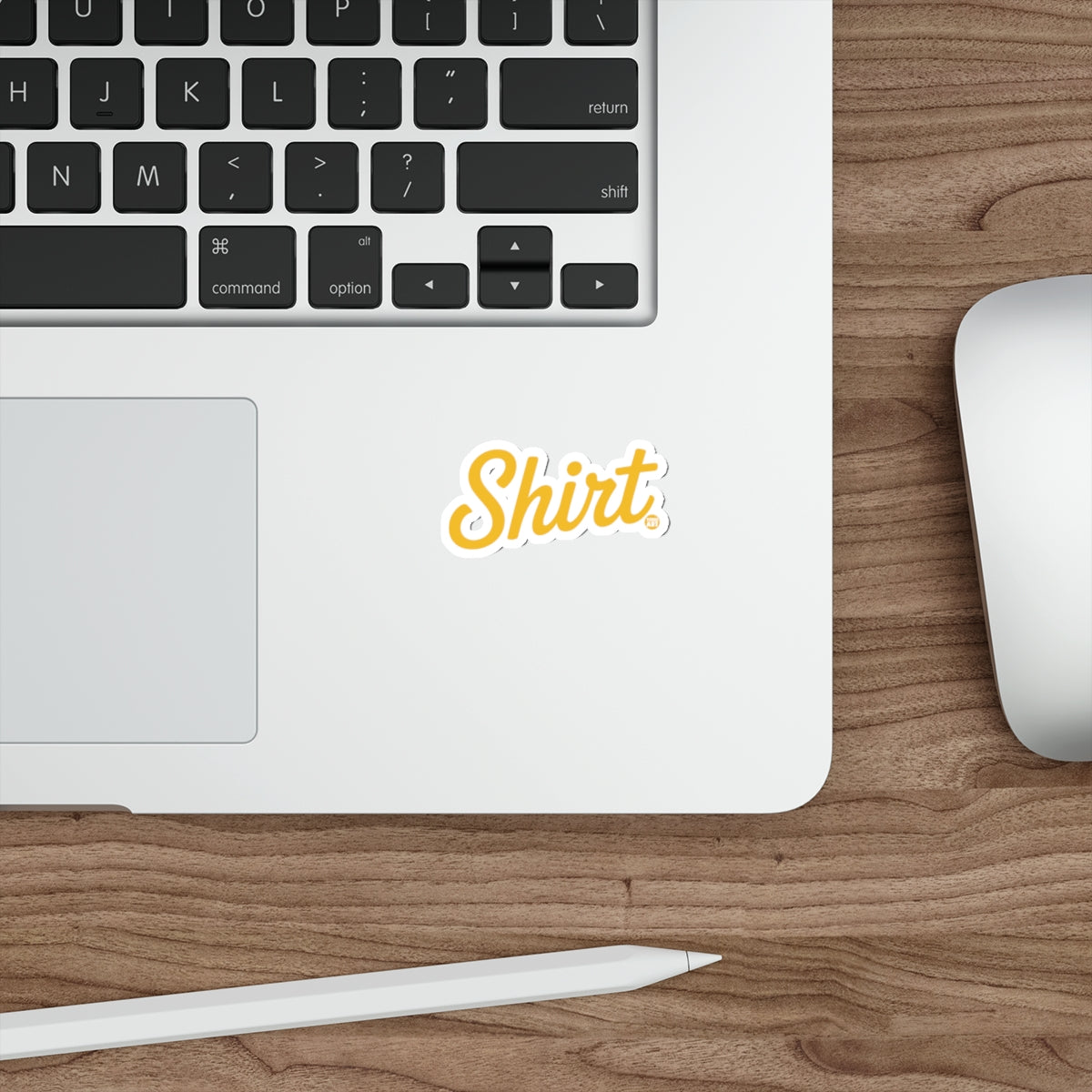 Shirt Text Laptop Sticker for Personalization