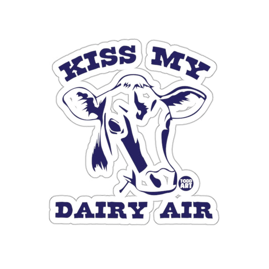 Kiss My Dairy Air Funny Sticker Product