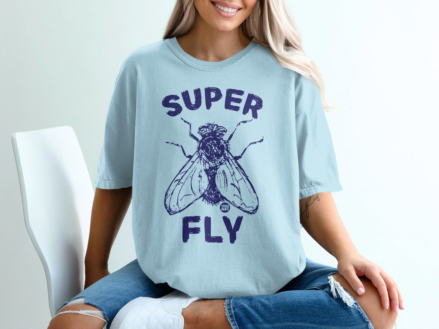 Super Fly Graphic Unisex Casual T-Shirt