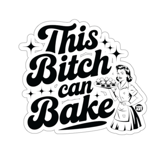 This Bitch can Bake Retro Lady Cupcakes Humorous product type