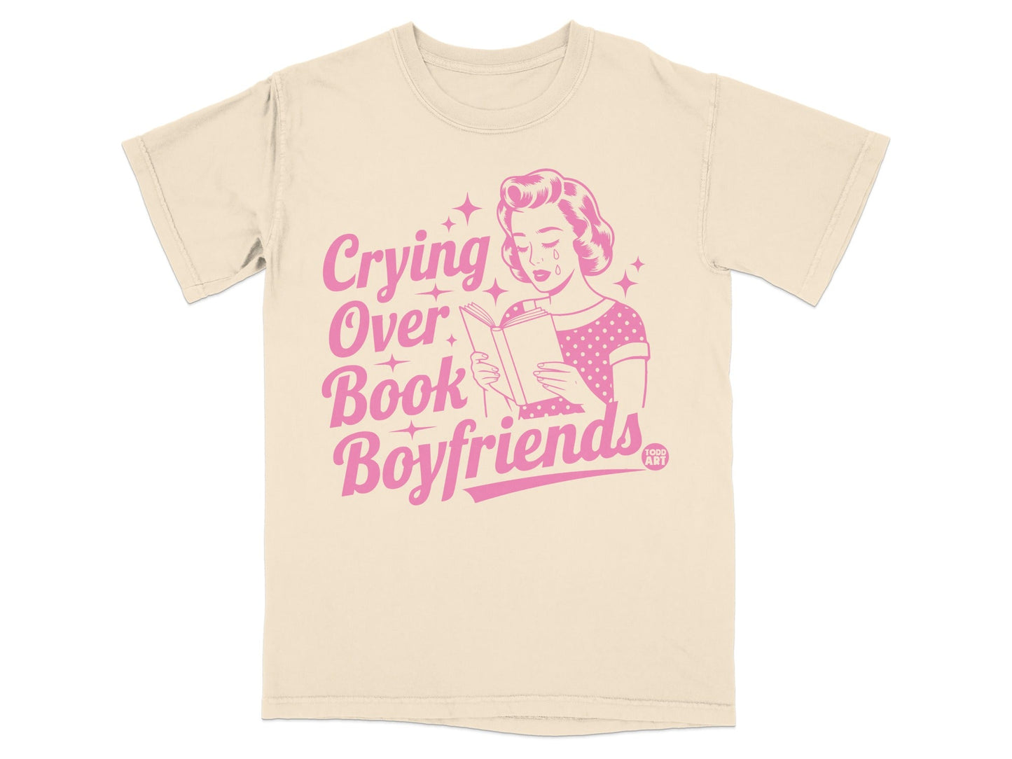 Crying Over Book Boyfriends Graphic T-shirt